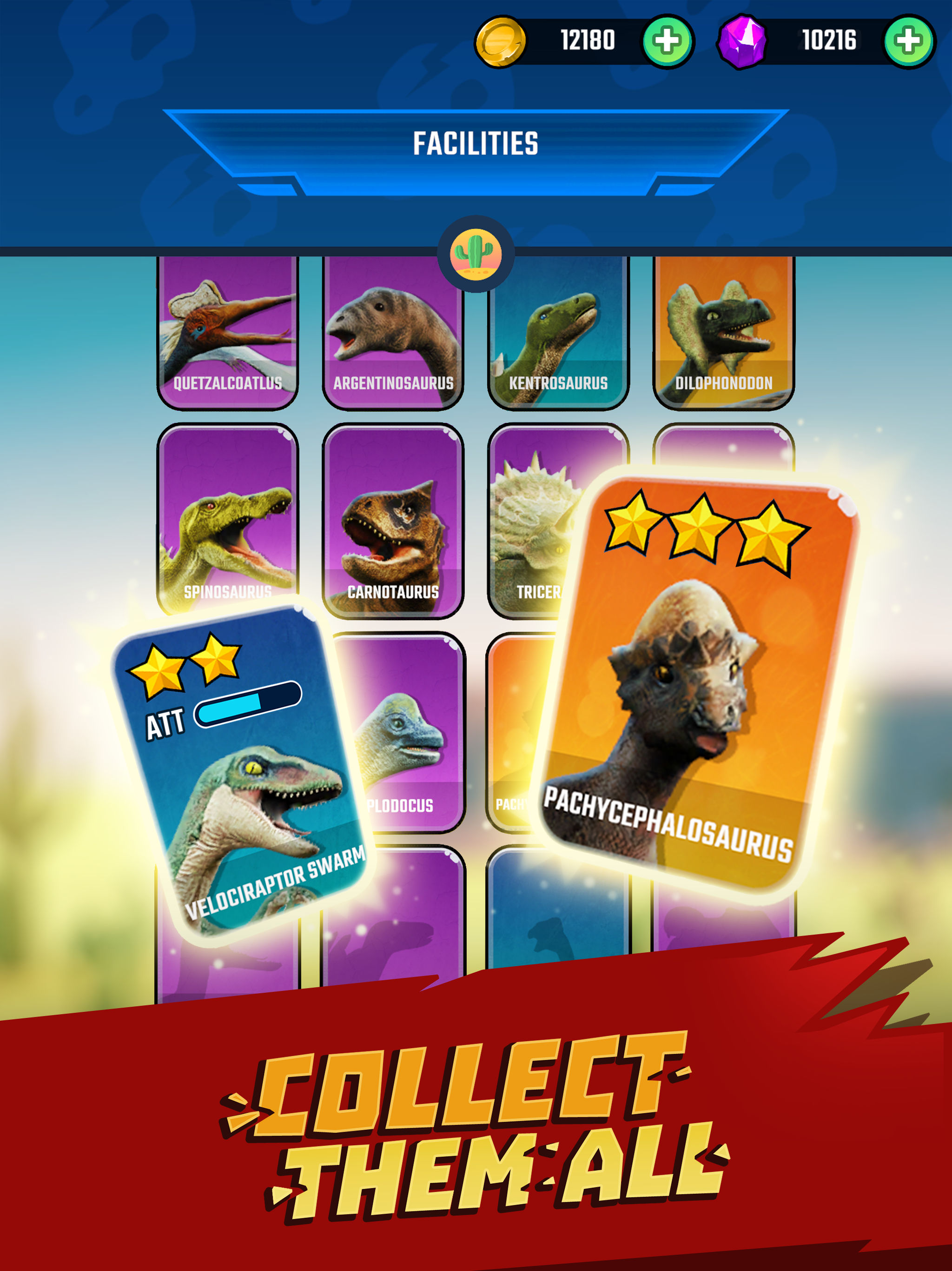 Cuplikan Layar Game Jurassic Warfare: Dino Battle