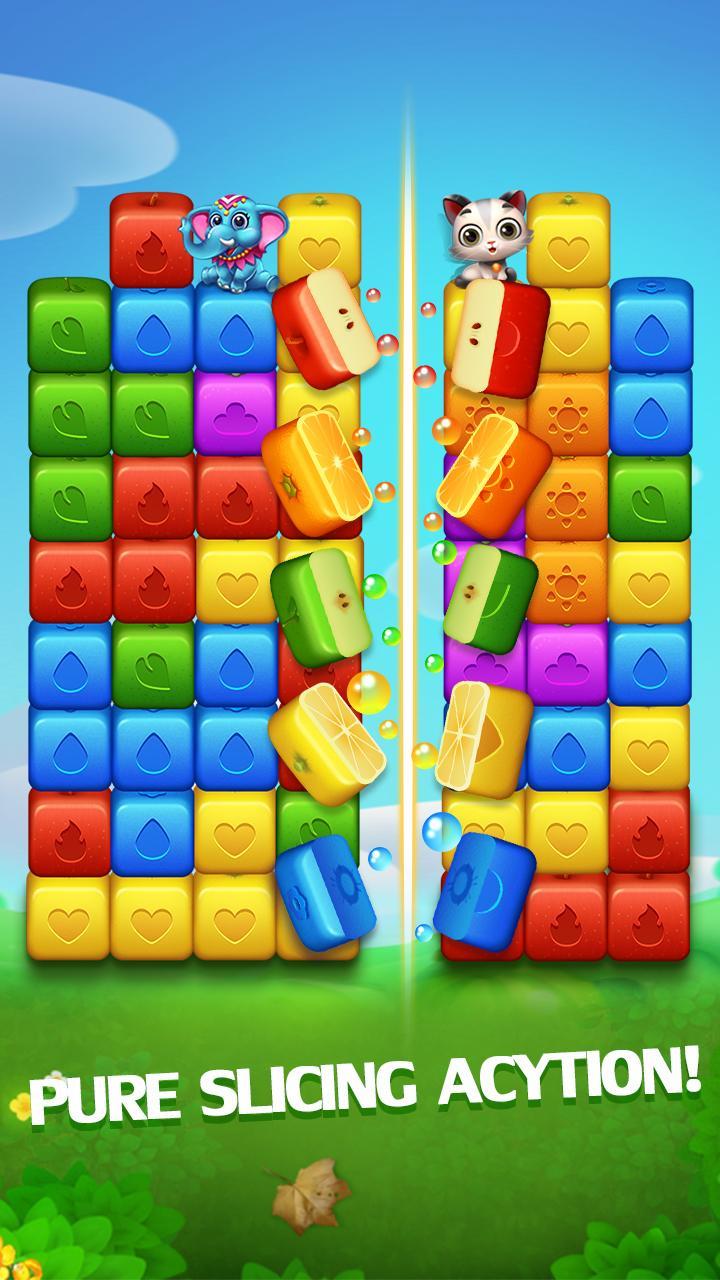 Happy Fruits Bomb - Cube Blast Game Screenshot