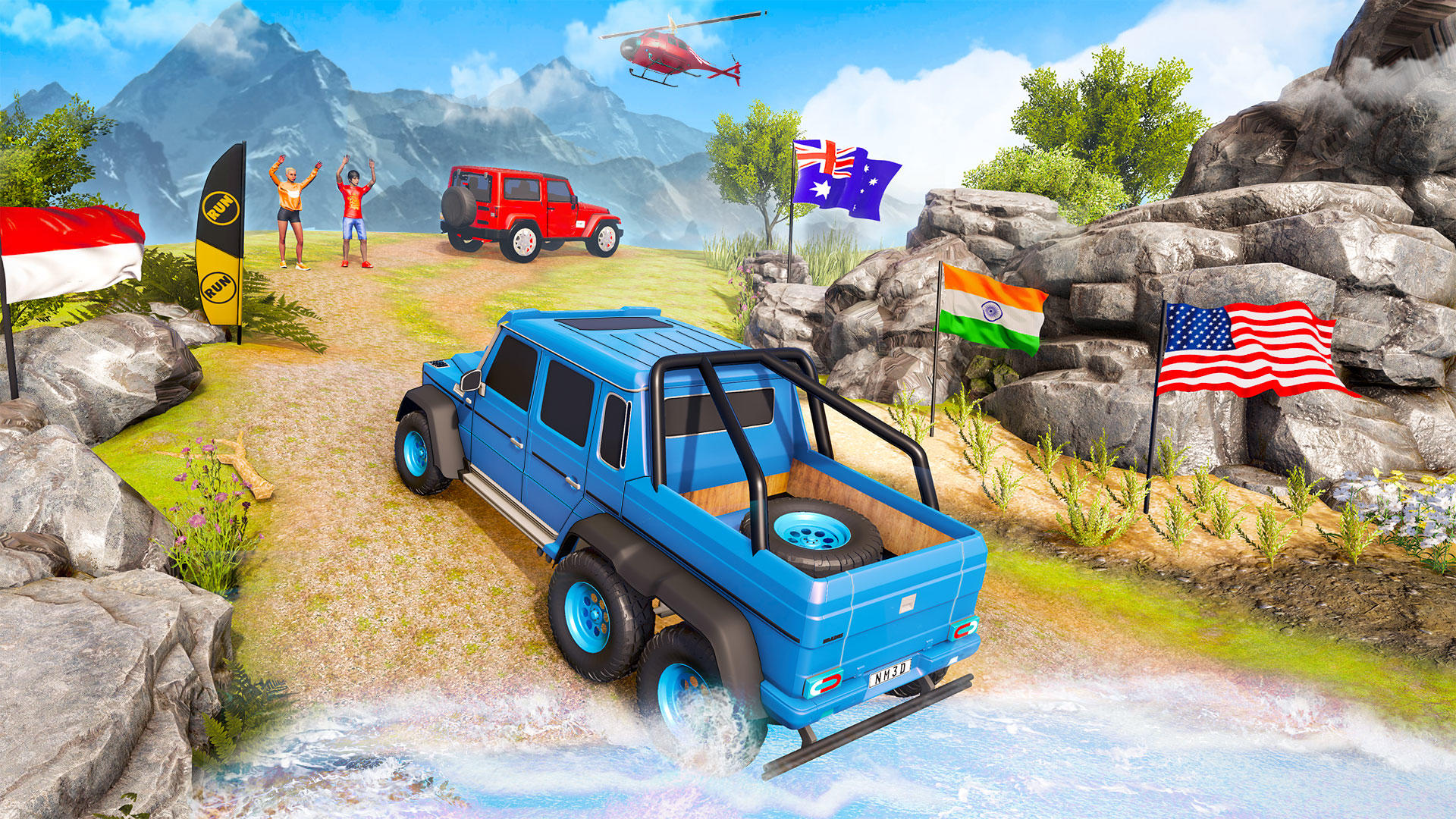 Jeep Driving Offroad Car Games Game Screenshot