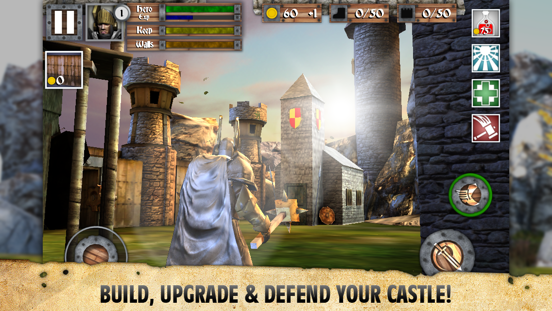 Heroes and Castles Game Screenshot