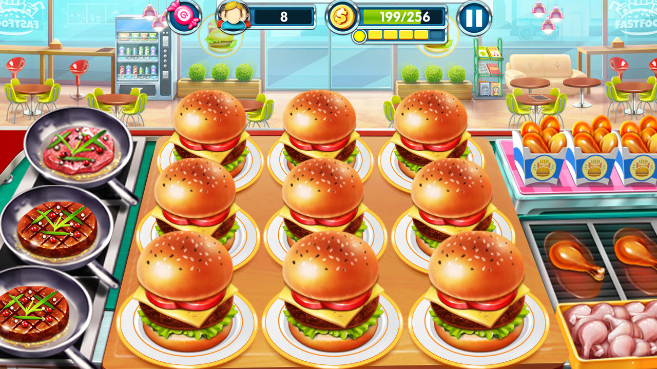 Cooking World Crazy Diner Mama Game Screenshot