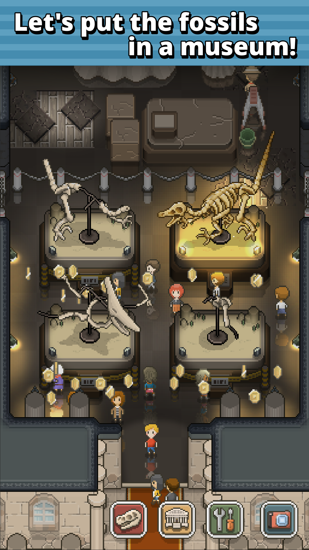 Скриншот игры TAP! DIG! MY MUSEUM!