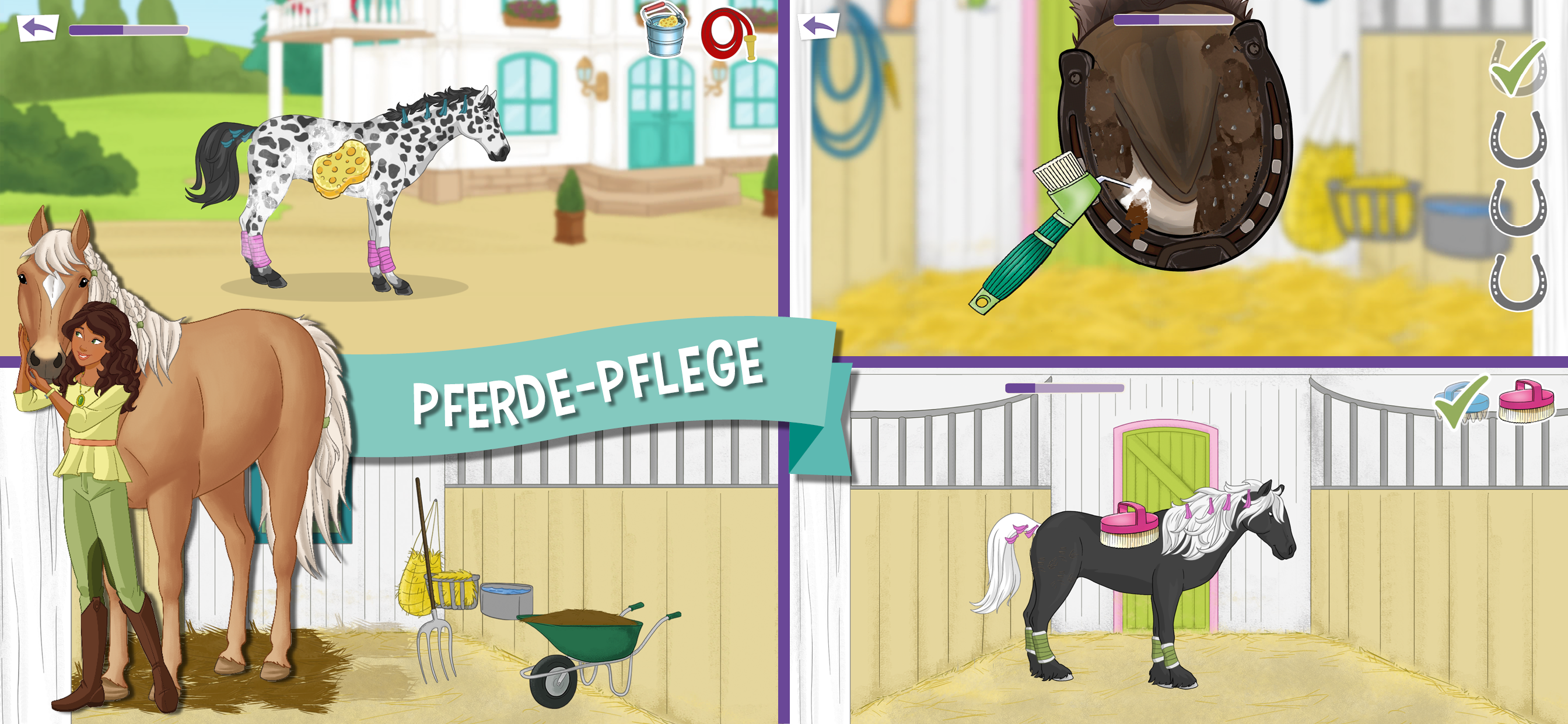 Captura de Tela do Jogo HORSE CLUB Pferde-Abenteuer