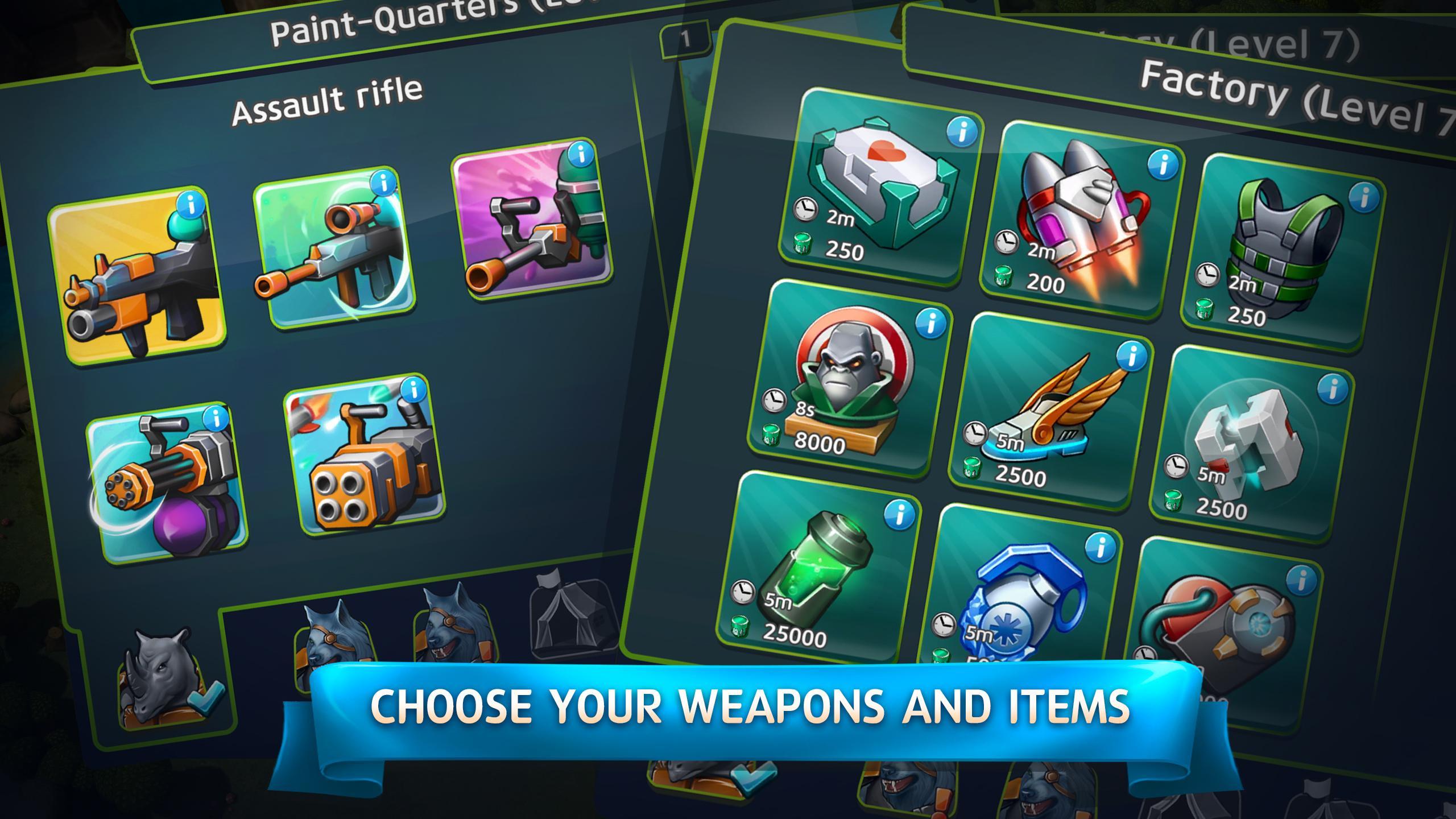 Jungle Paintball Game Screenshot