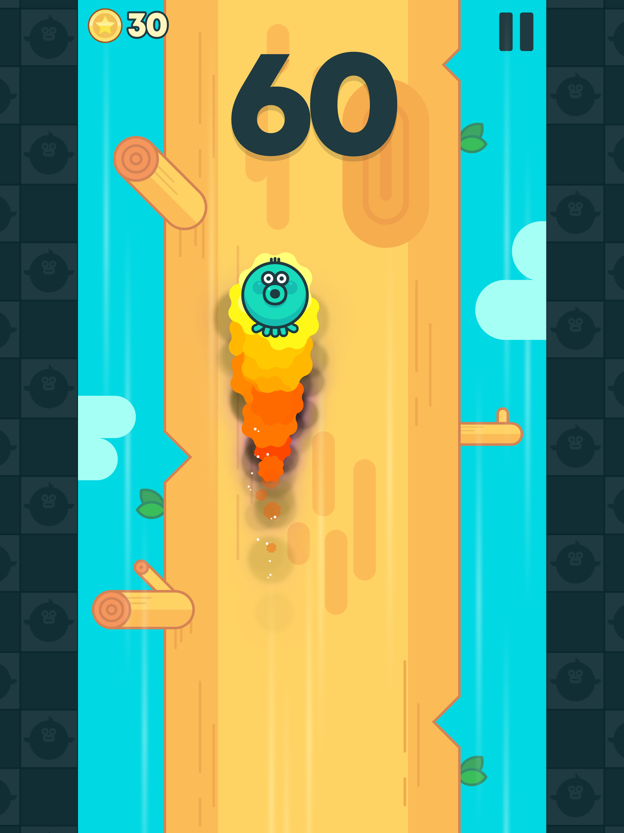 Jumping Bird–Angry Rocket Birdie Game Screenshot