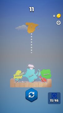 Скриншот игры EUROPE MAP STACK