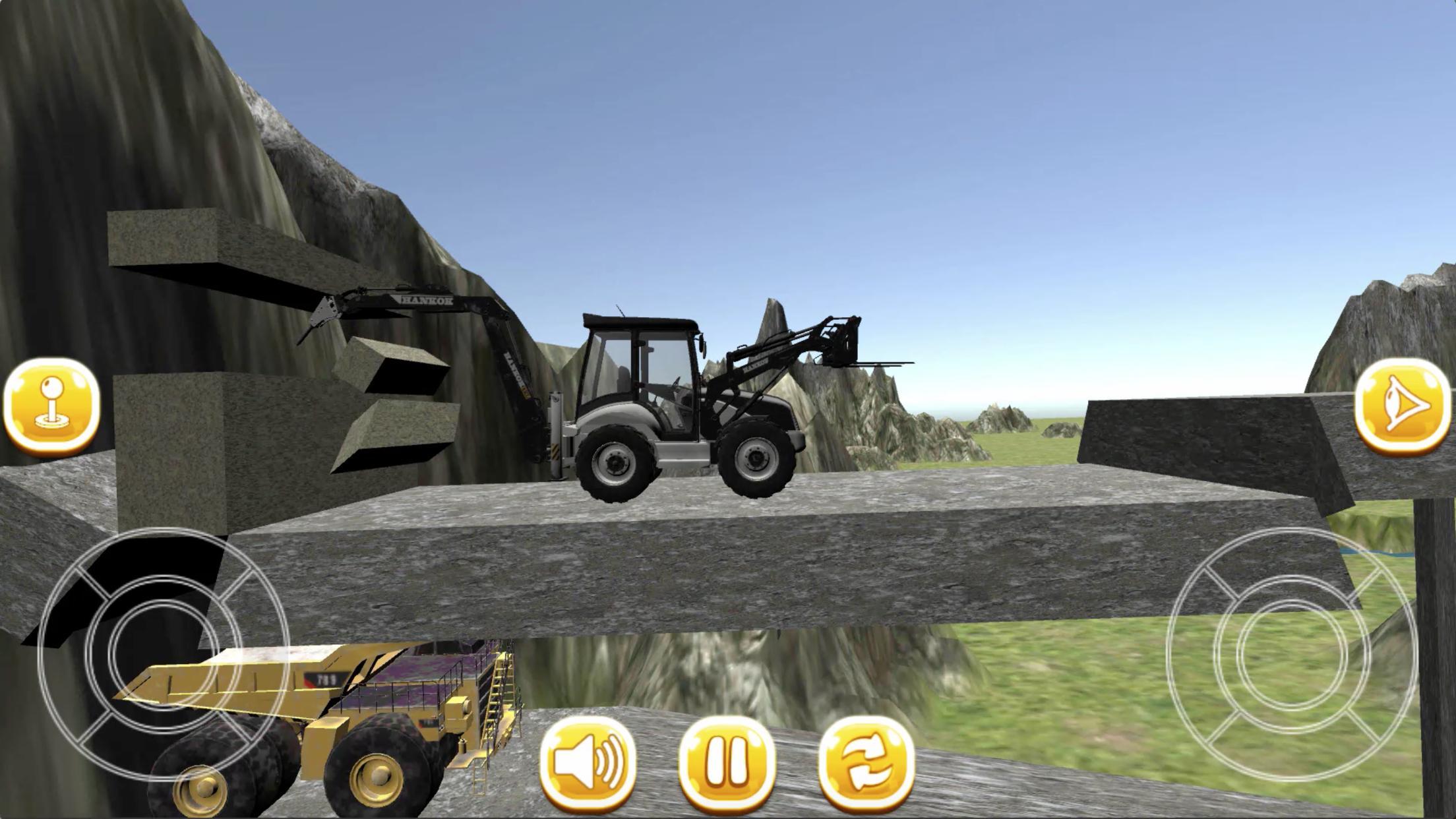 Cuplikan Layar Game Traktor Digger 3D