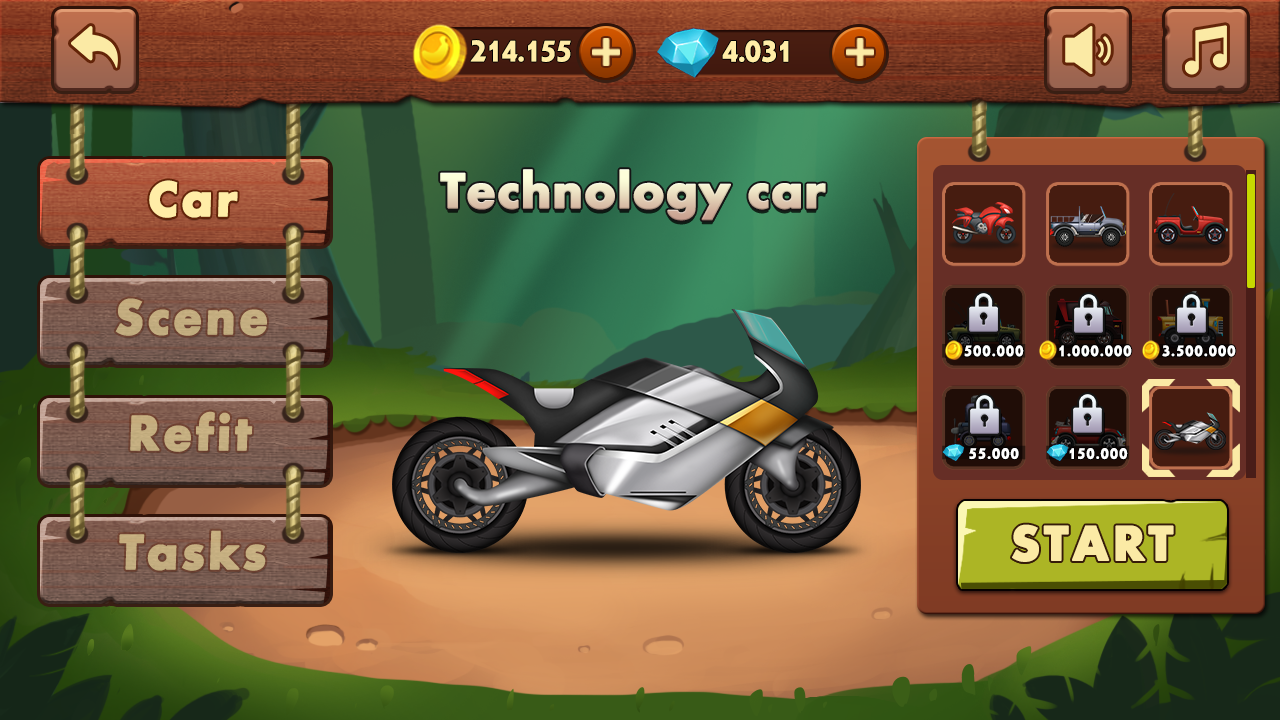 Jungle Hill Racing ภาพหน้าจอเกม