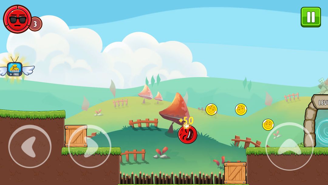 Screenshot of Roller Ball 99: Bounce Ball Hero Adventure