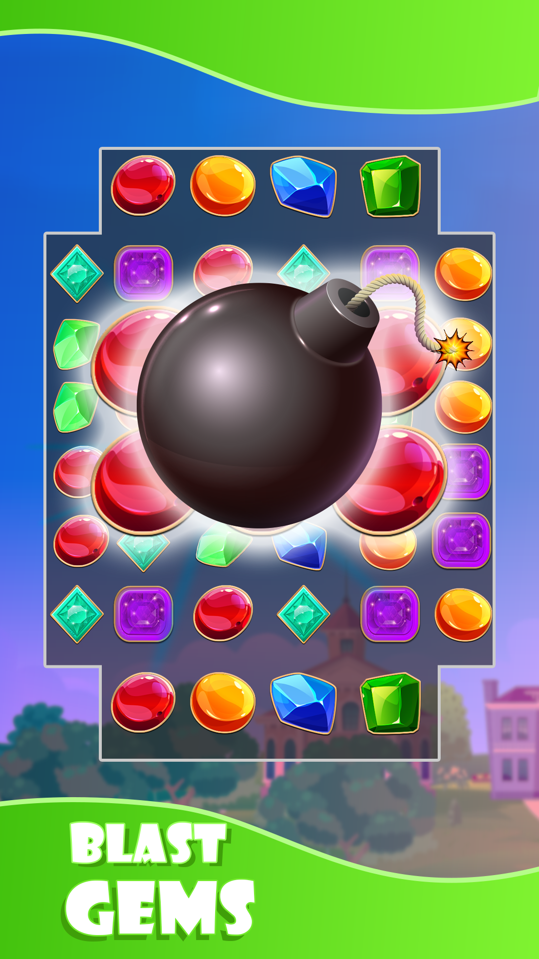 Gems Puzzle : Match3 Game Game Screenshot