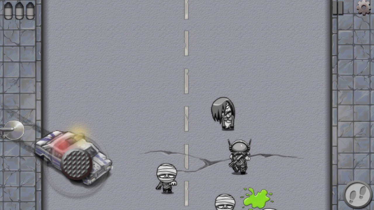 Cuplikan Layar Game 逃离僵尸街:最后的三颗子弹