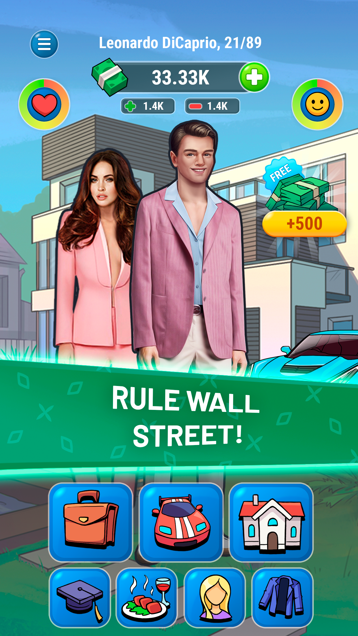Screenshot 1 of Wall Street Business Clicker: เกม Money Simulator 1.1
