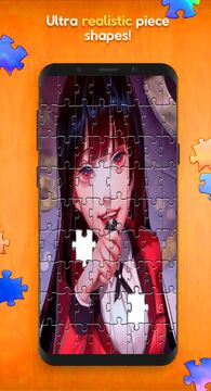 Kakegurui Anime Puzzle Game Screenshot