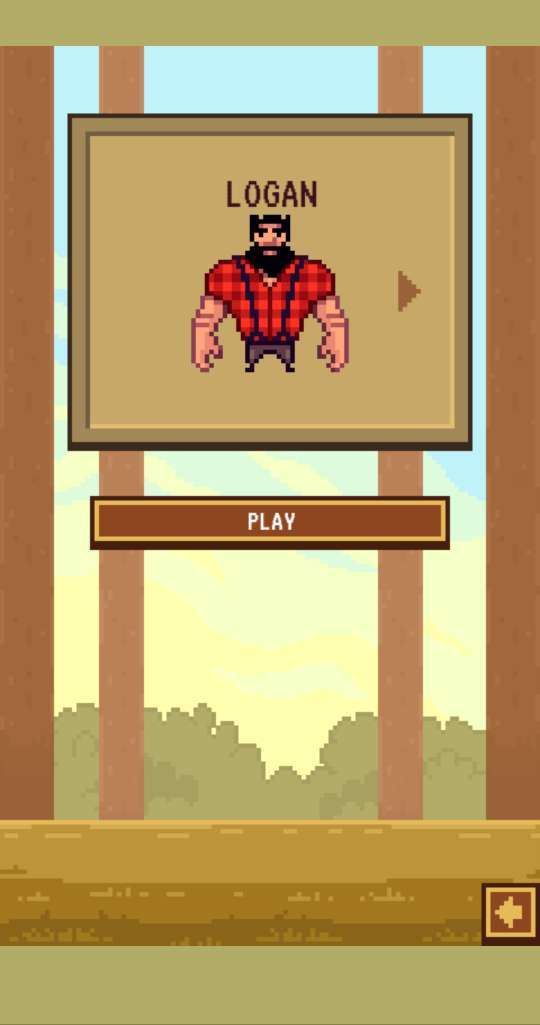 Timber cut Game Screenshot