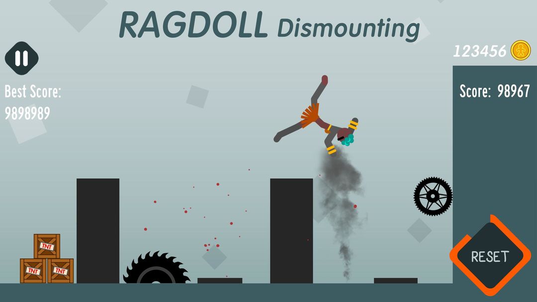 Ragdoll Dismounting 게임 스크린 샷