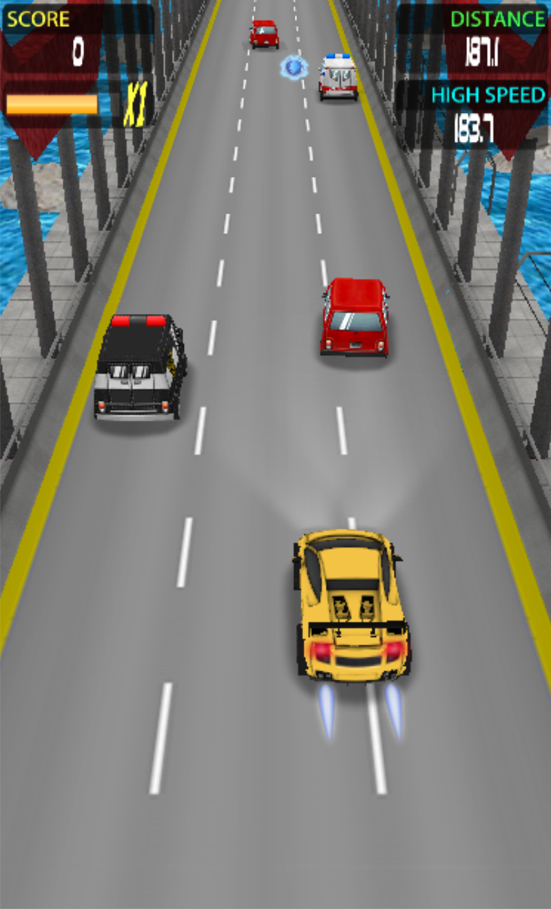 TOP Racing 3D Game Screenshot