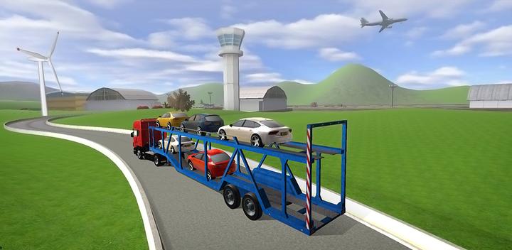 Banner of City Airport Cargo Plane 3D 1