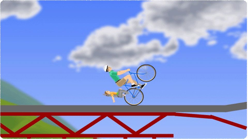 Screenshot of happy wheels 2