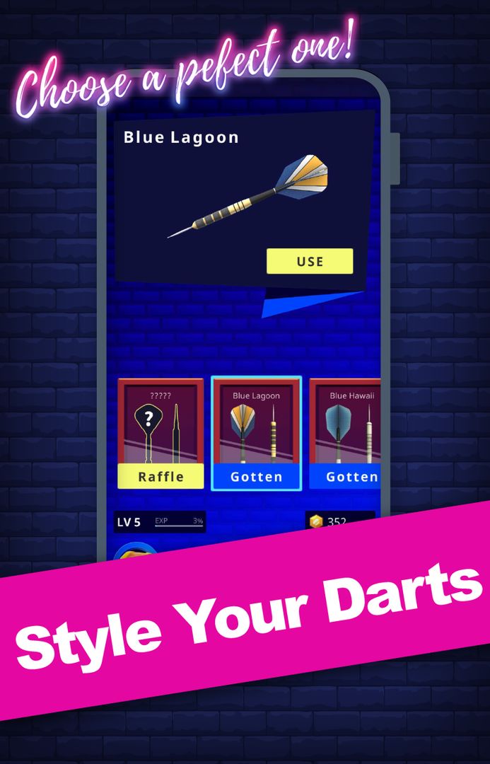 (JP Only) Darts and Chill: Free, Fun, Relaxing 게임 스크린 샷