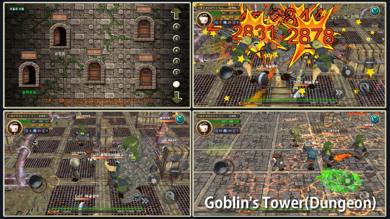 Скриншот игры Tower of Goblin