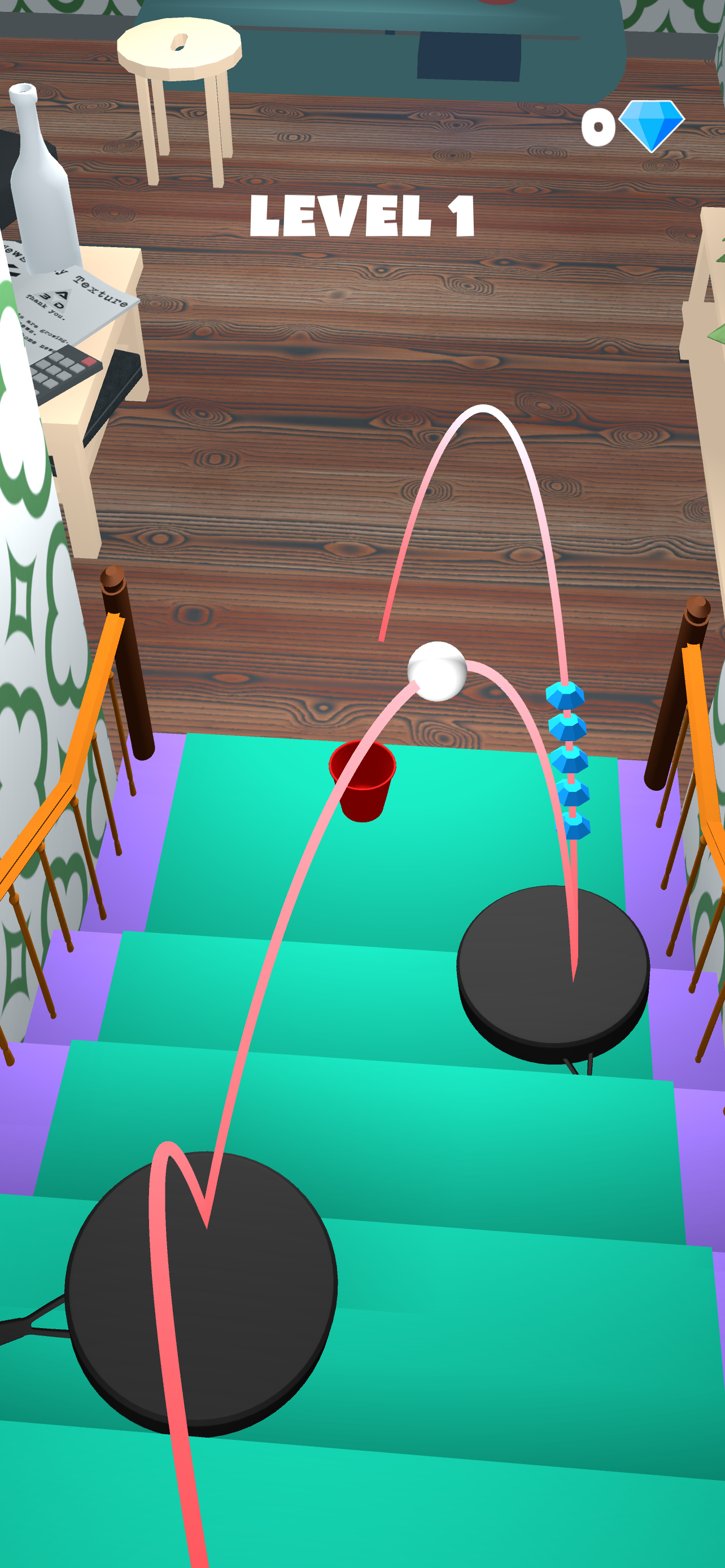 Pong Run 3D! Game Screenshot