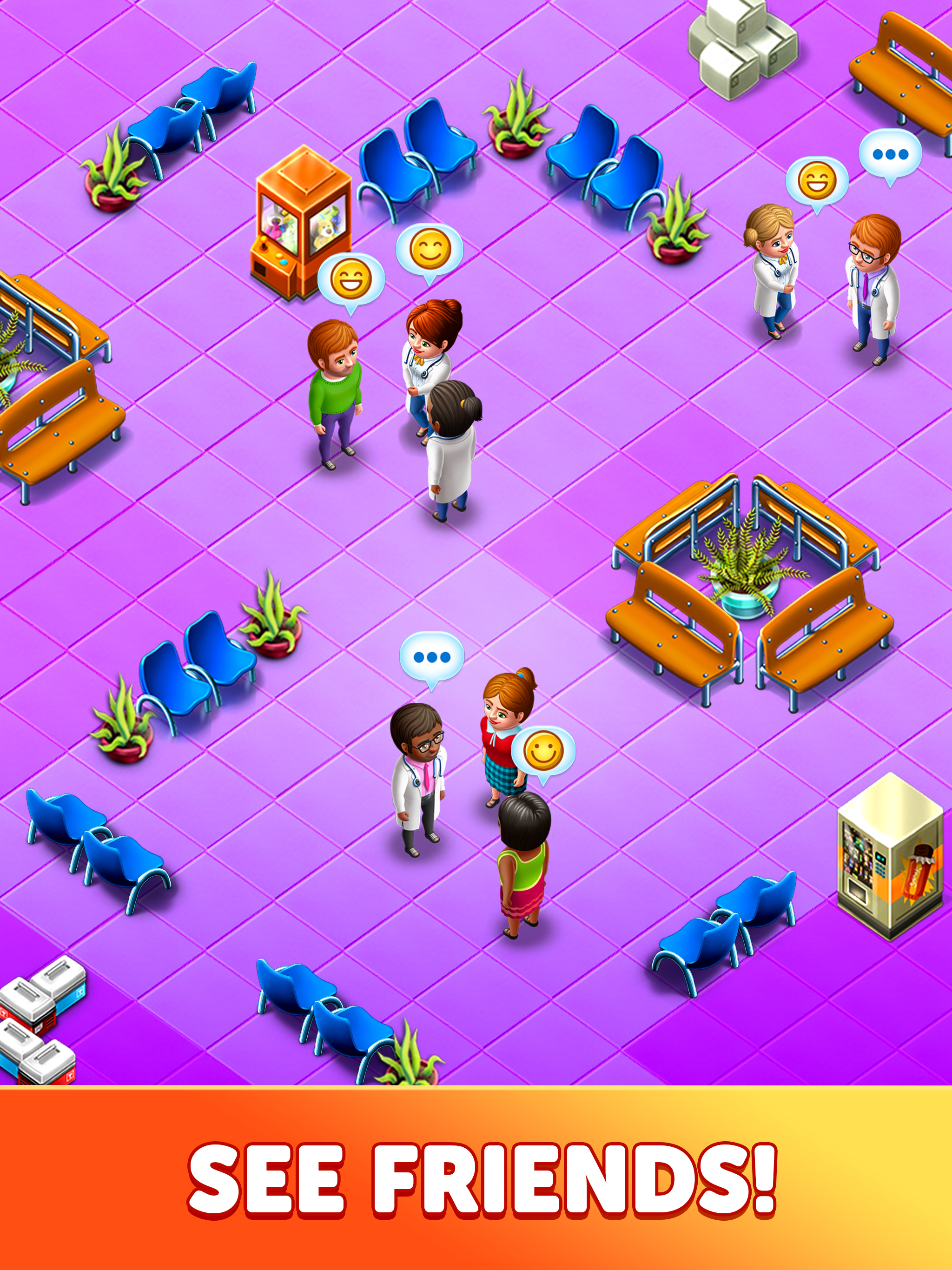 Cuplikan Layar Game My Hospital: Decorate and Heal