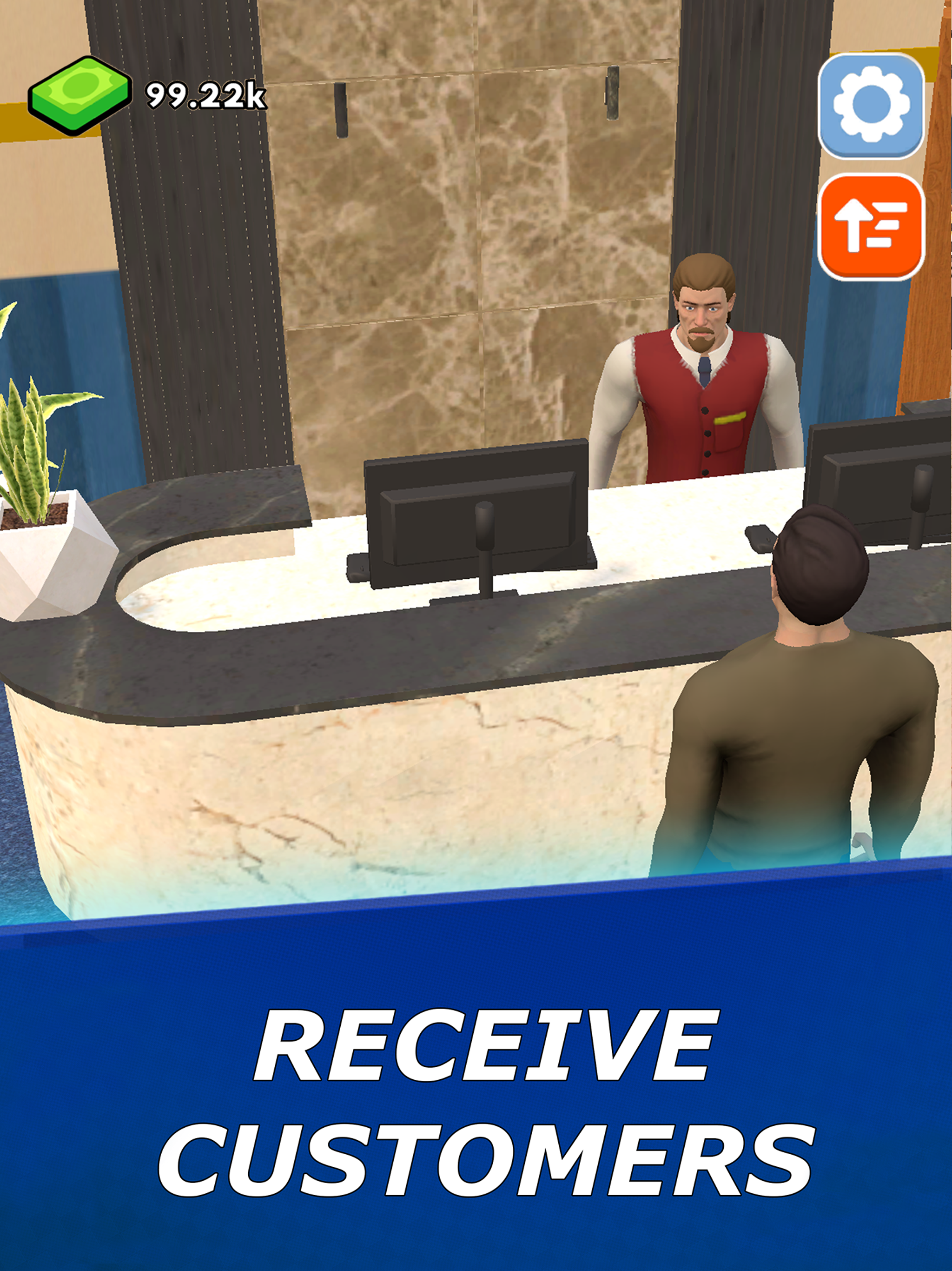 Hotel Manager Game Screenshot