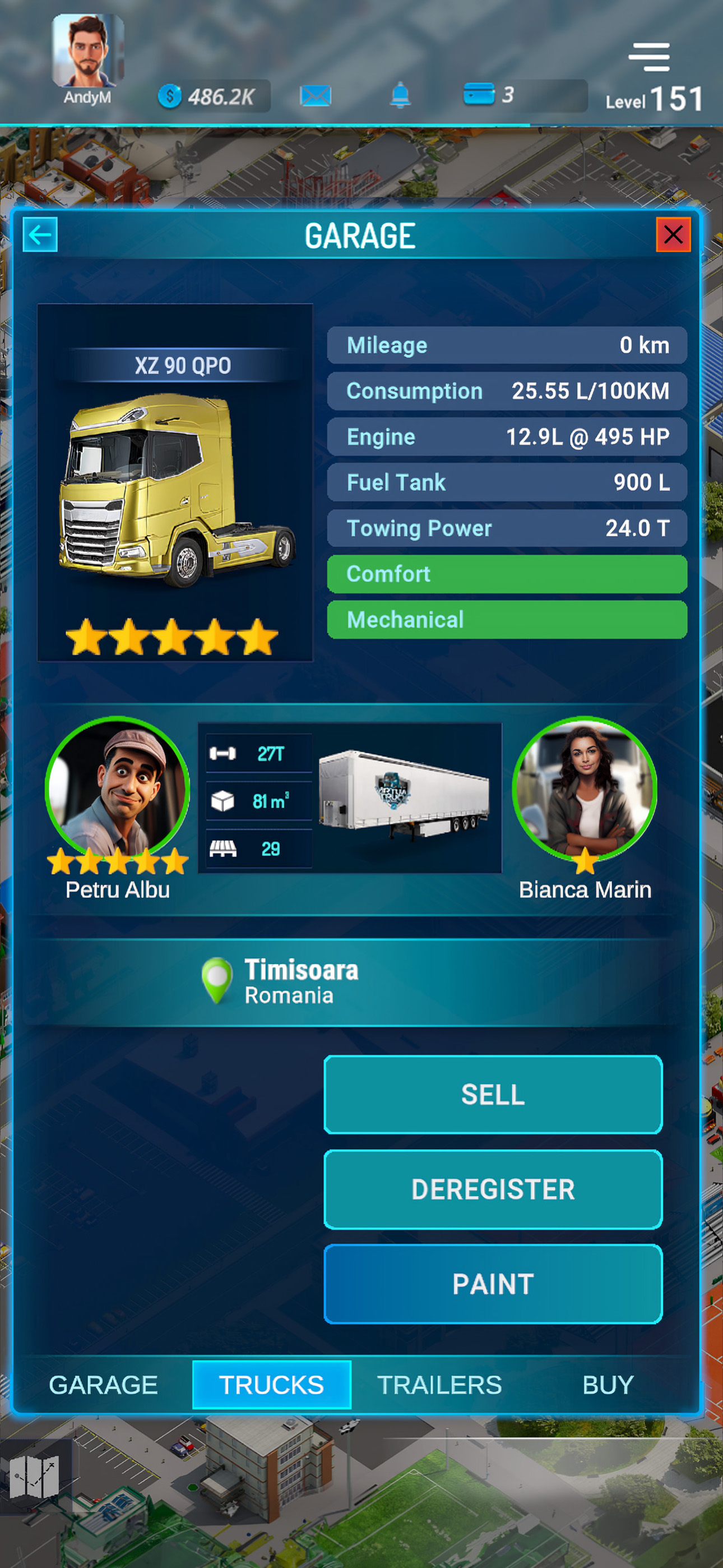 Virtual Truck Manager 3 Game Screenshot