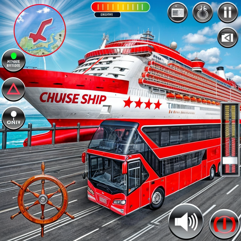 Transport Cruise Ship Games Game Screenshot