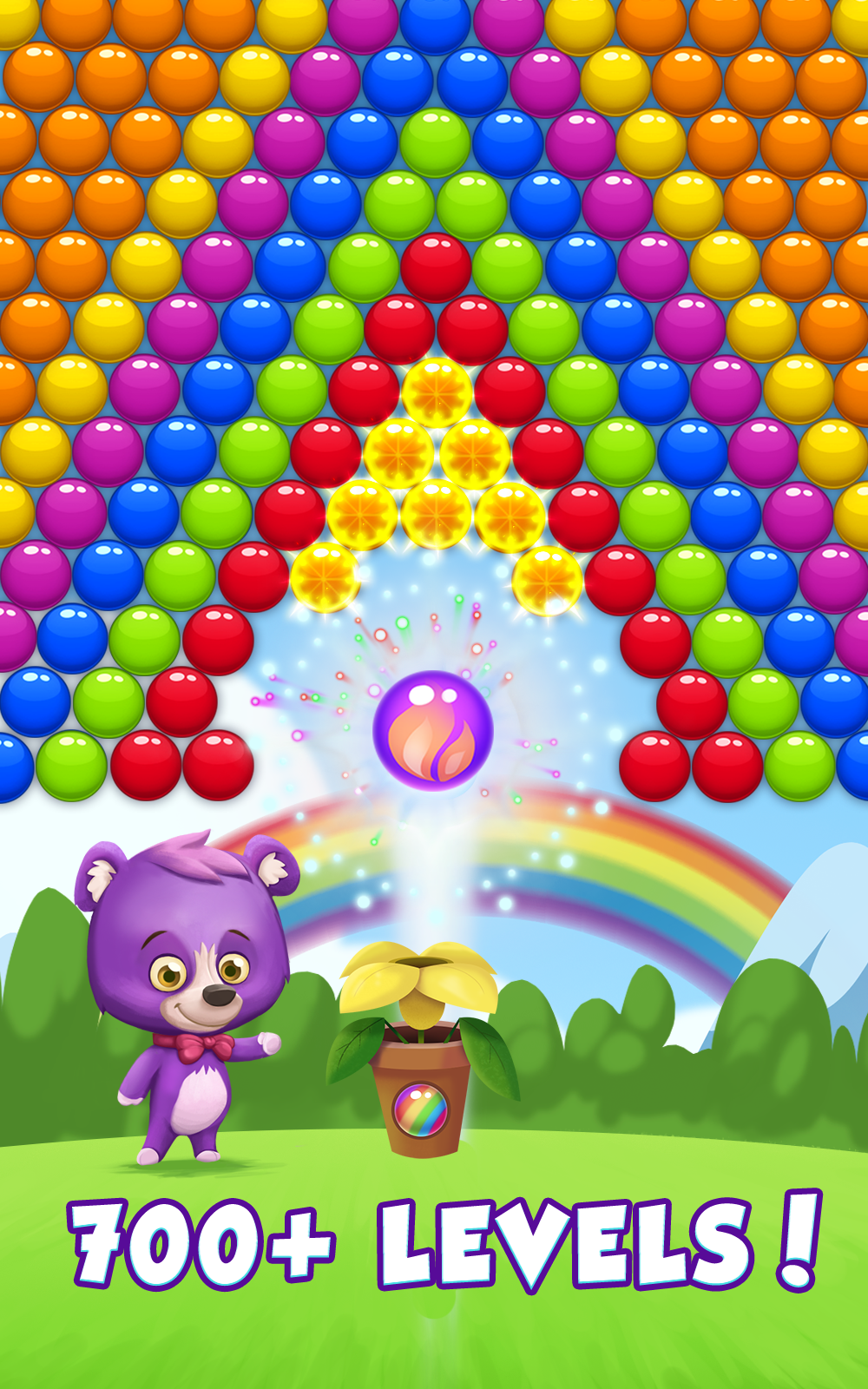 Bubble Rainbow Game Screenshot