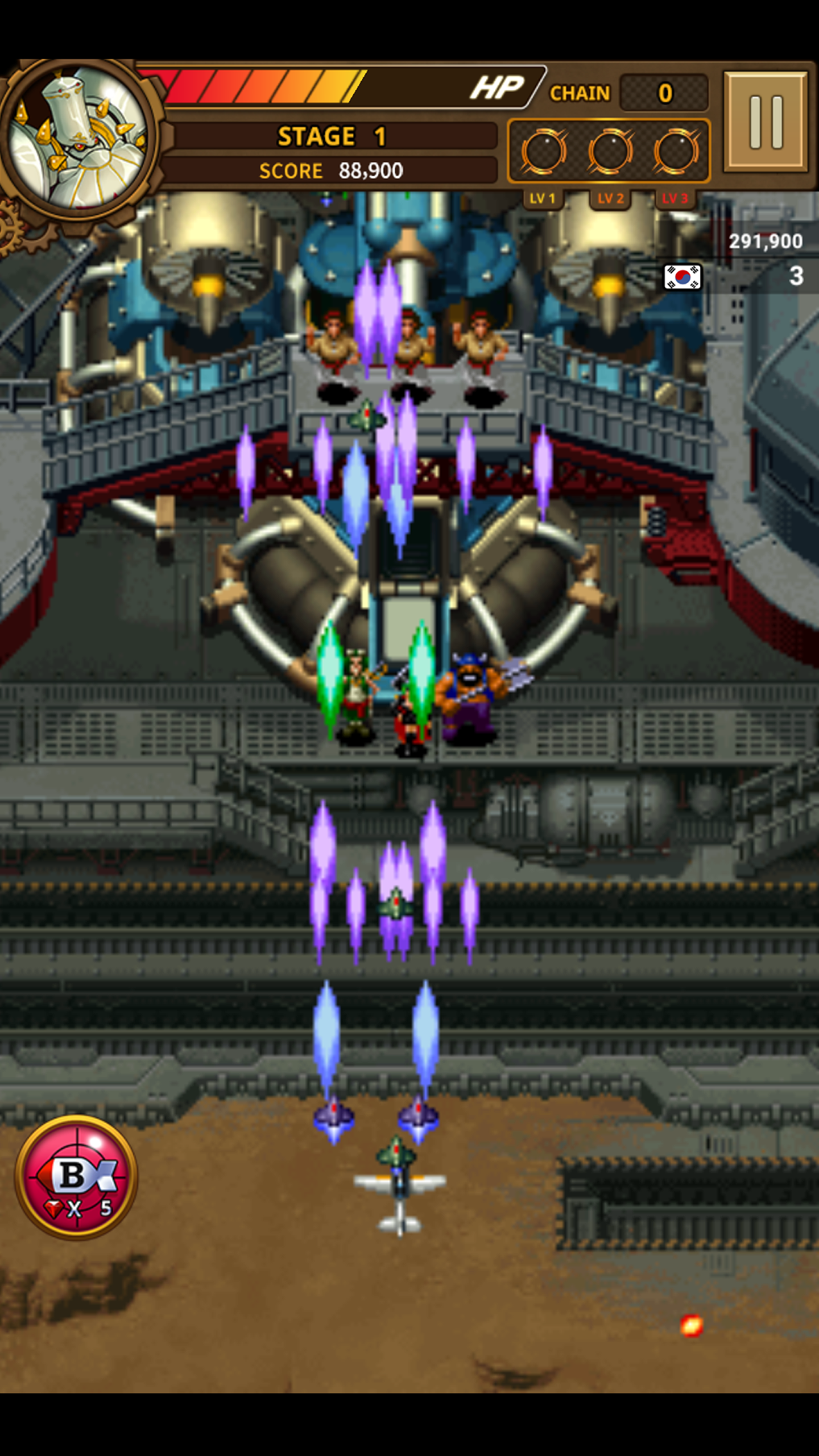 Скриншот игры STRIKERS 1945 World War M