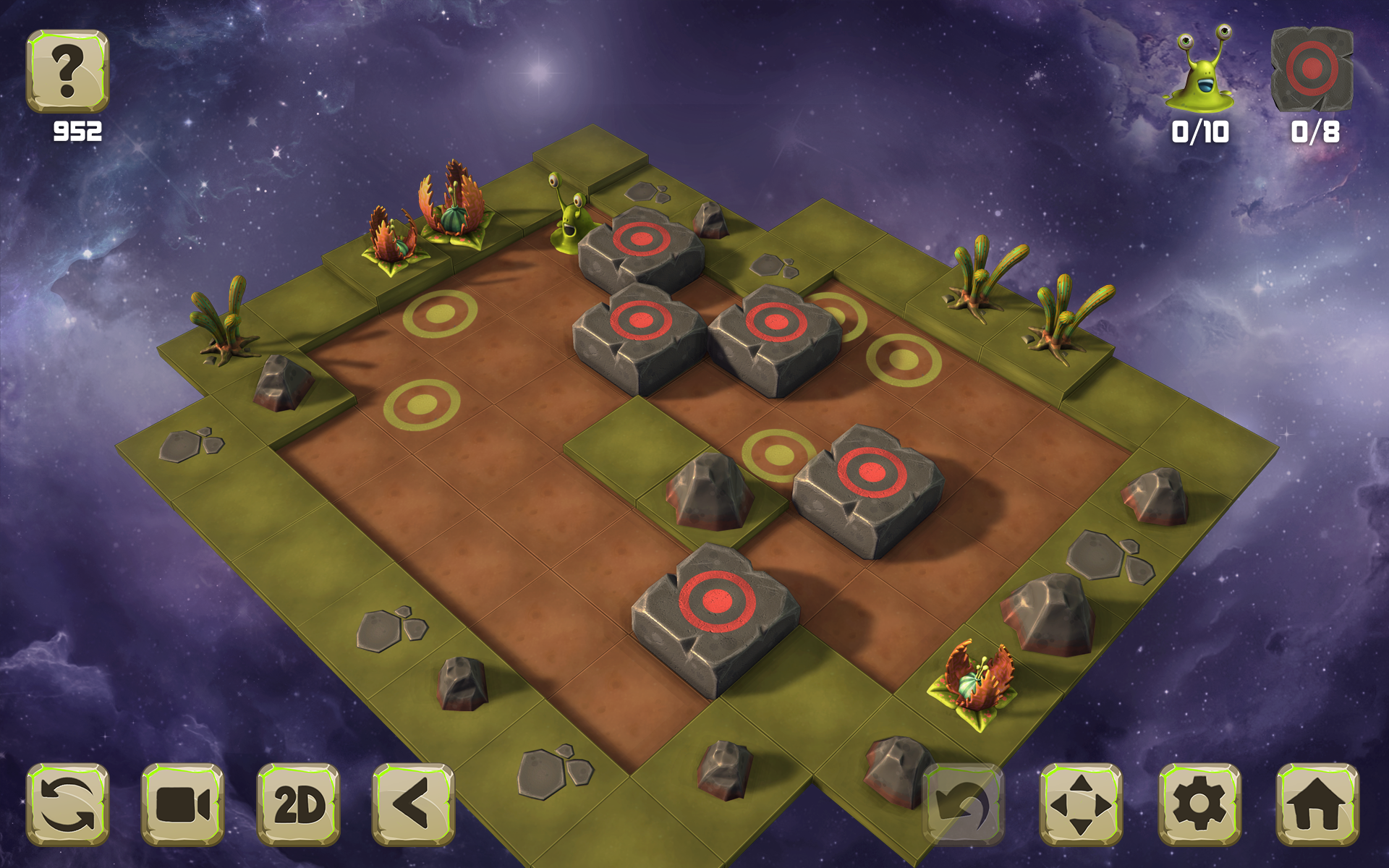 Cuplikan Layar Game Sokoban Galaxies 3D