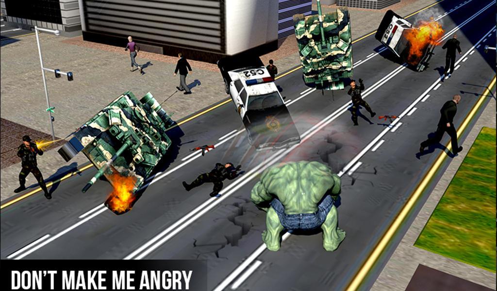 Superhero Monster Grand City Battle screenshot game