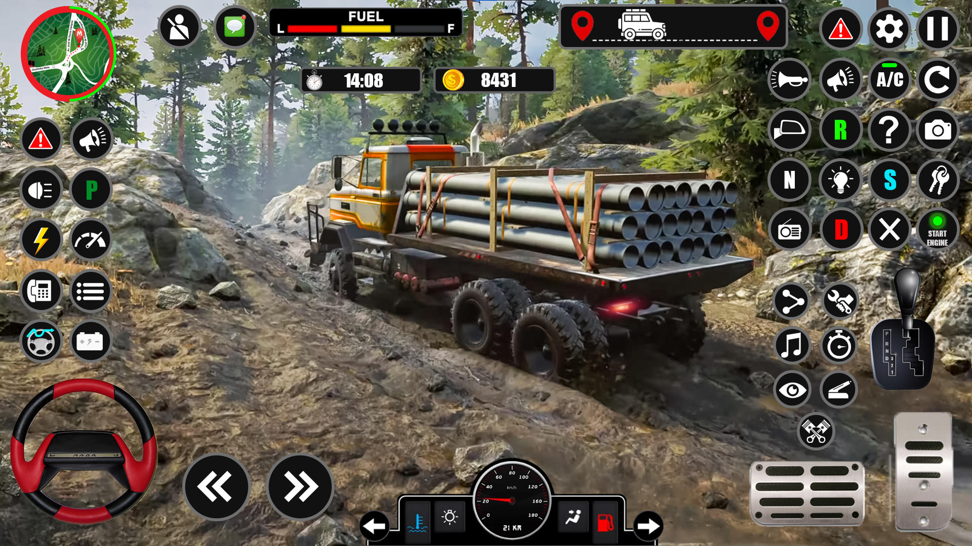 Screenshot of Euro Cargo Mud Truck Driving