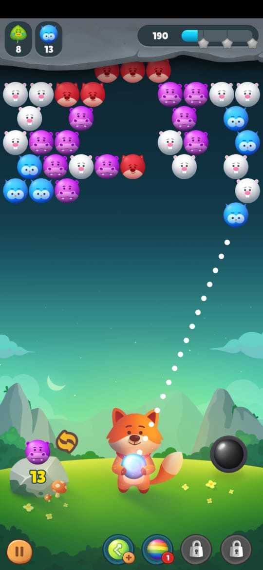 Cuplikan Layar Game Bubble Shooter