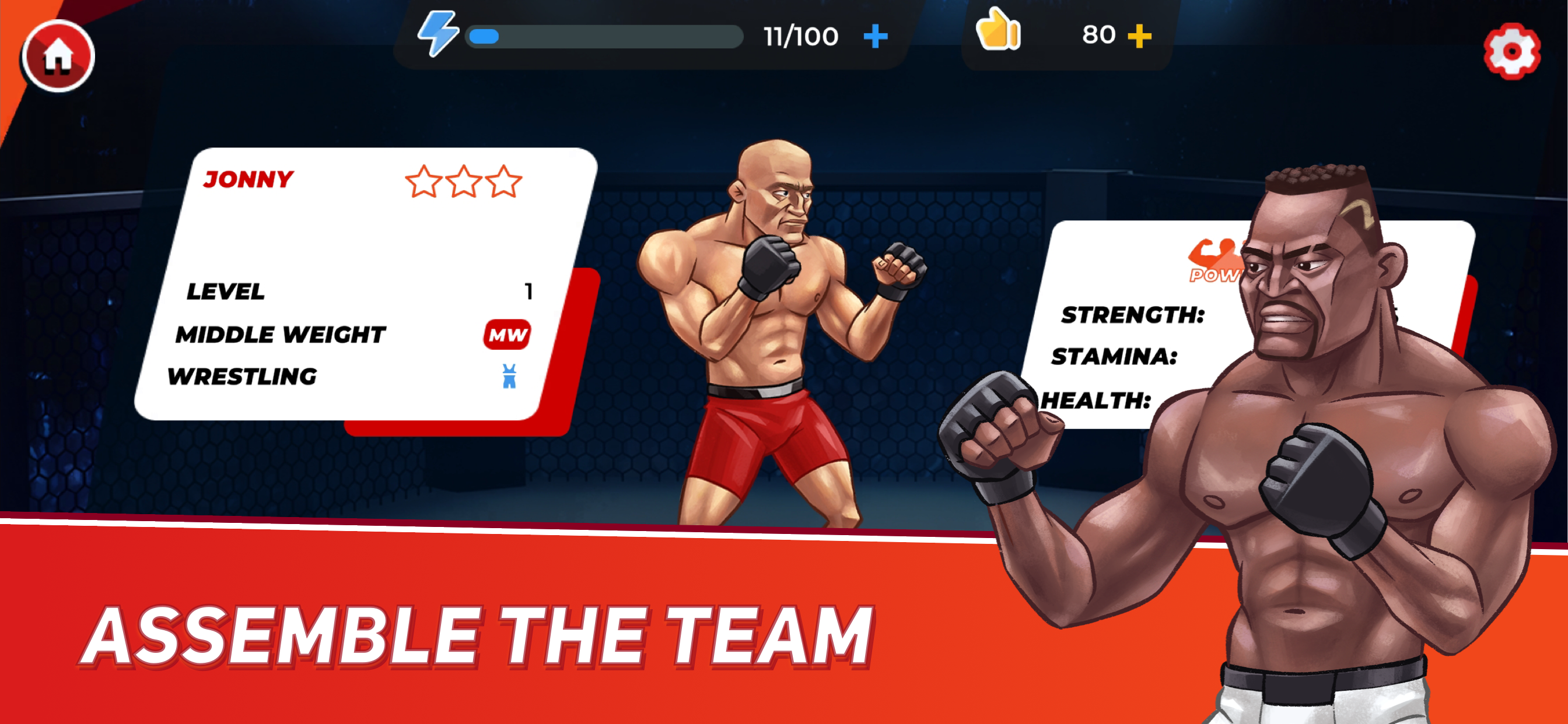 POP MMA Fighting game Game Screenshot