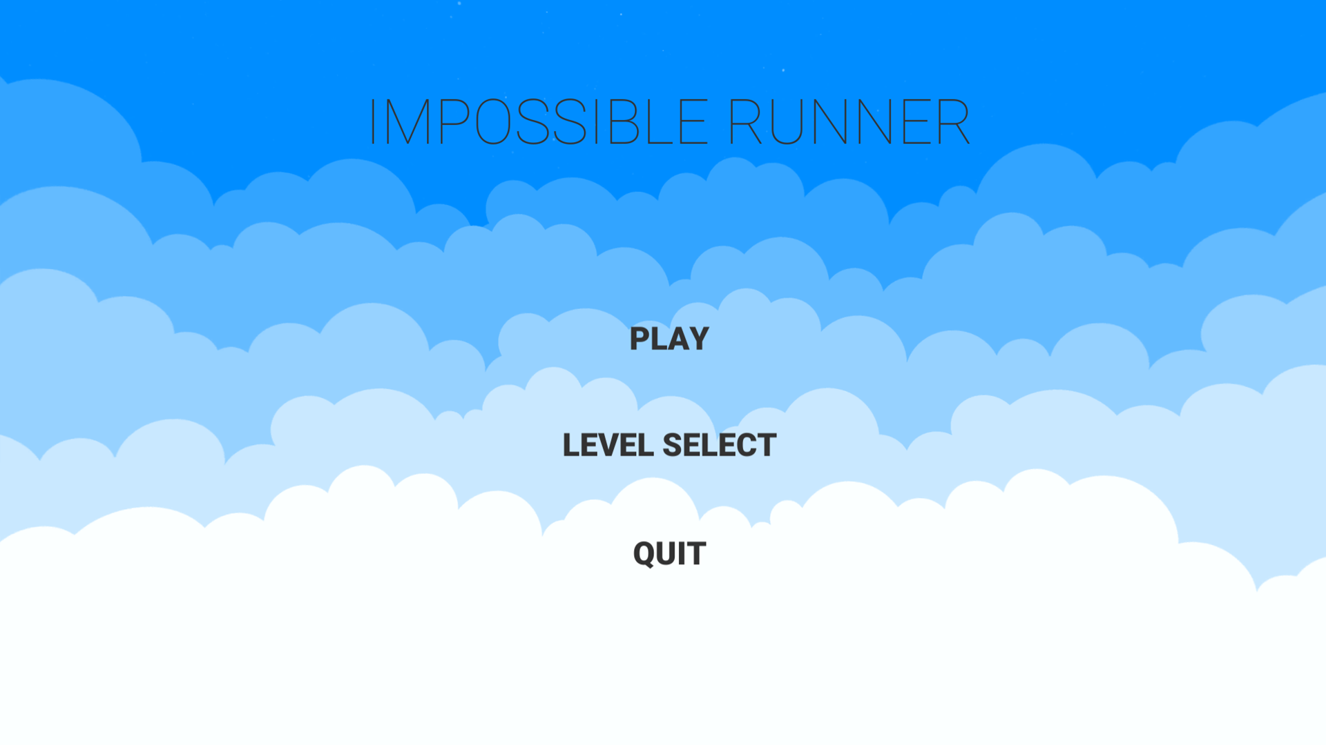 IMPOSSIBLE RUNNER Game Screenshot