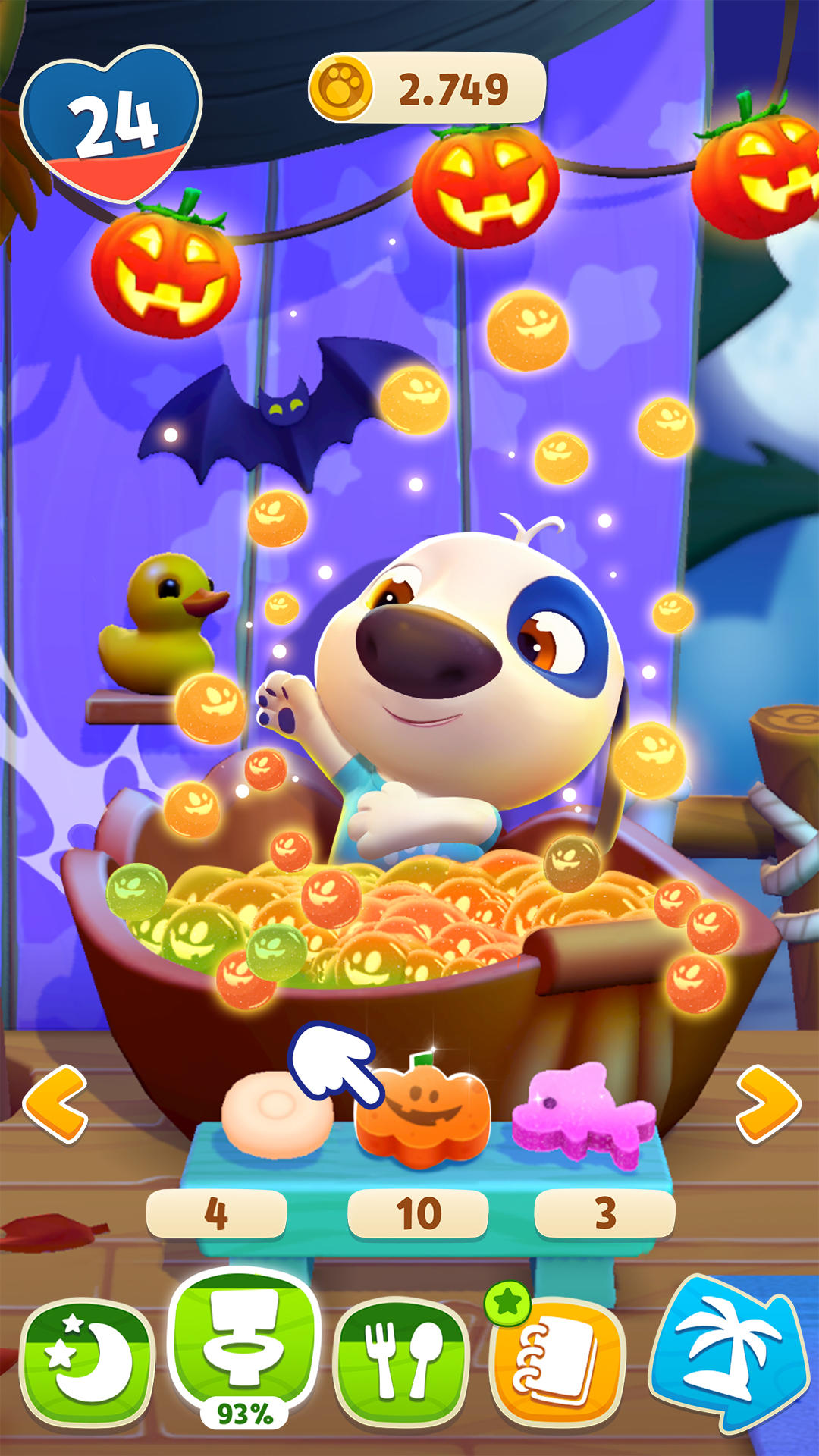 Cuplikan Layar Game 我的汉克狗：海岛