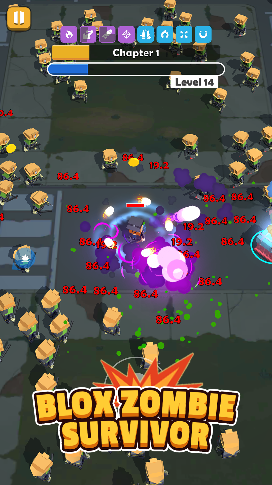 Blox Zombie Survivor 遊戲截圖