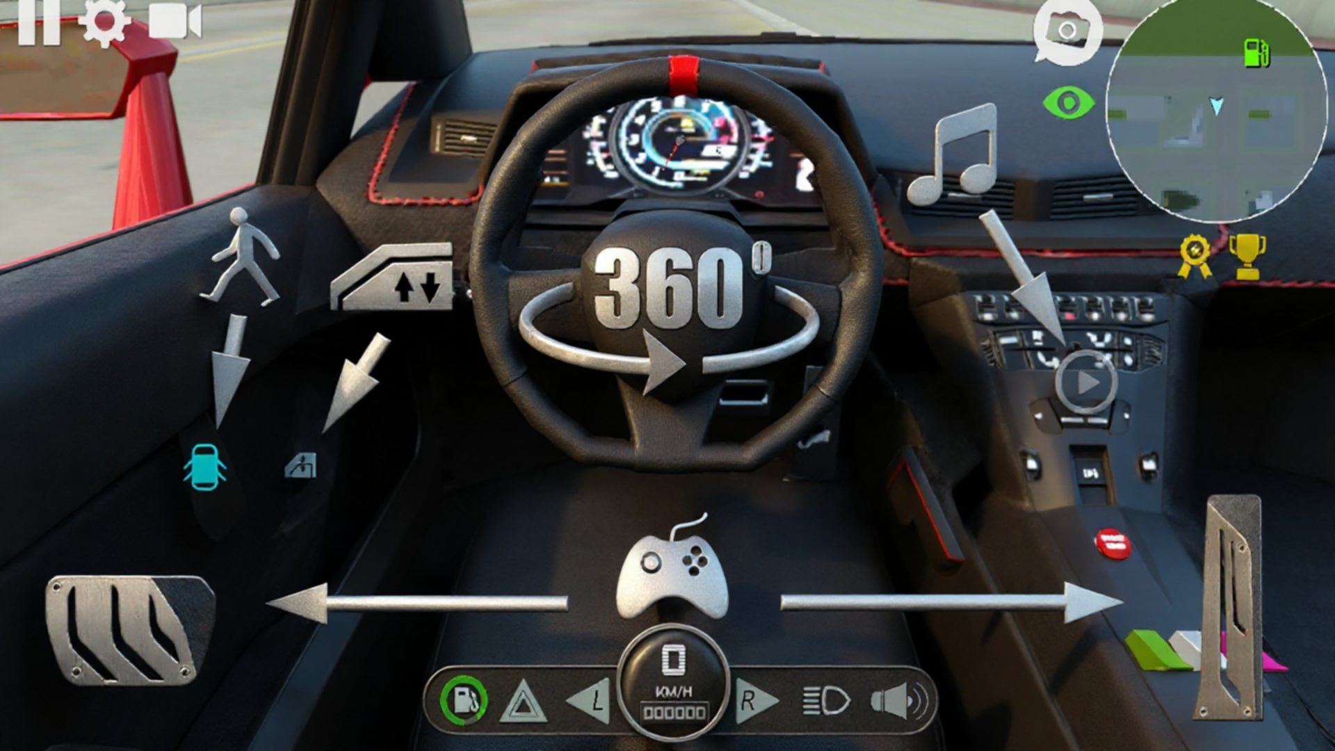Car Simulator SportBull Game Screenshot