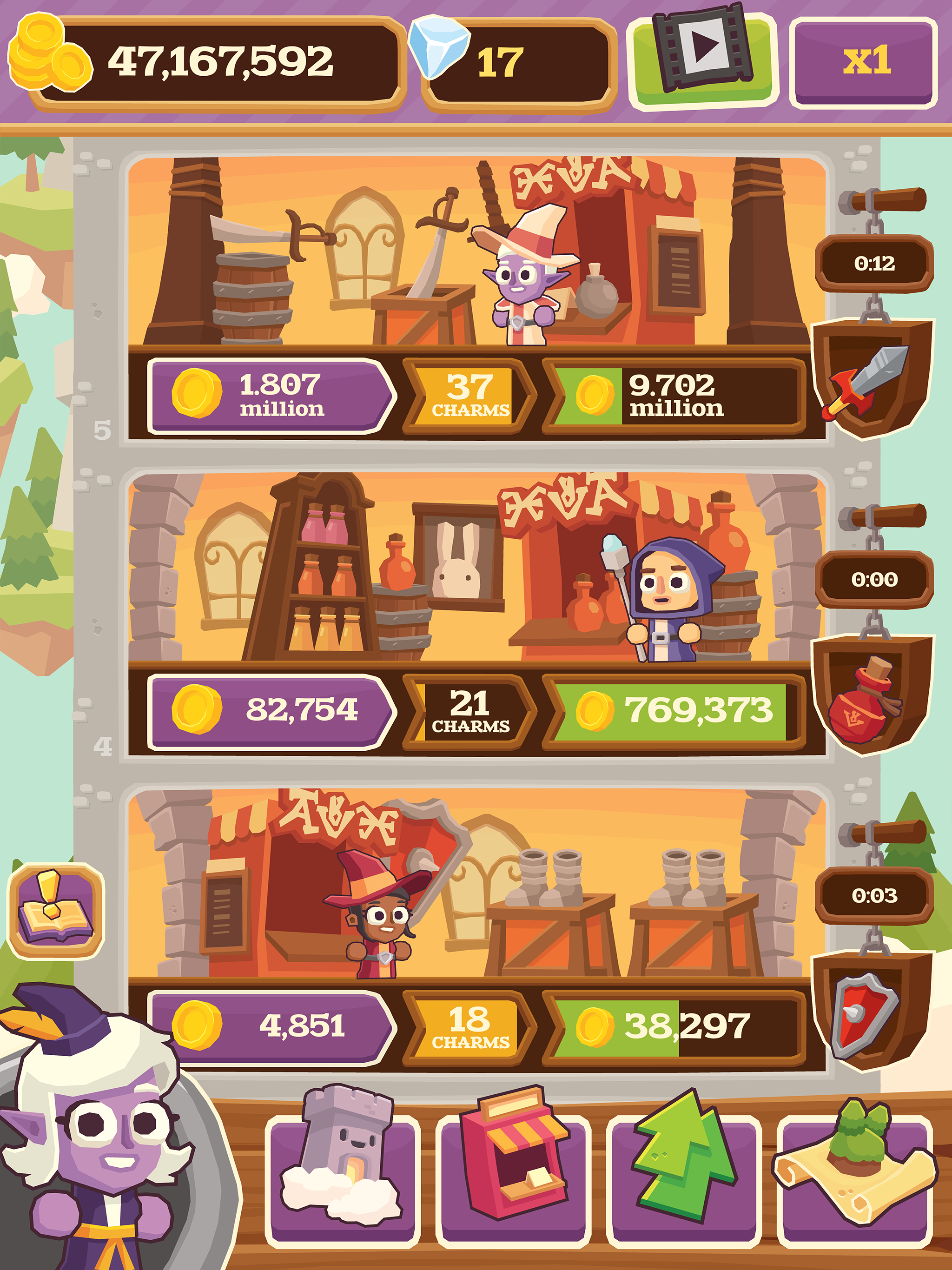 Charming Keep Game Screenshot