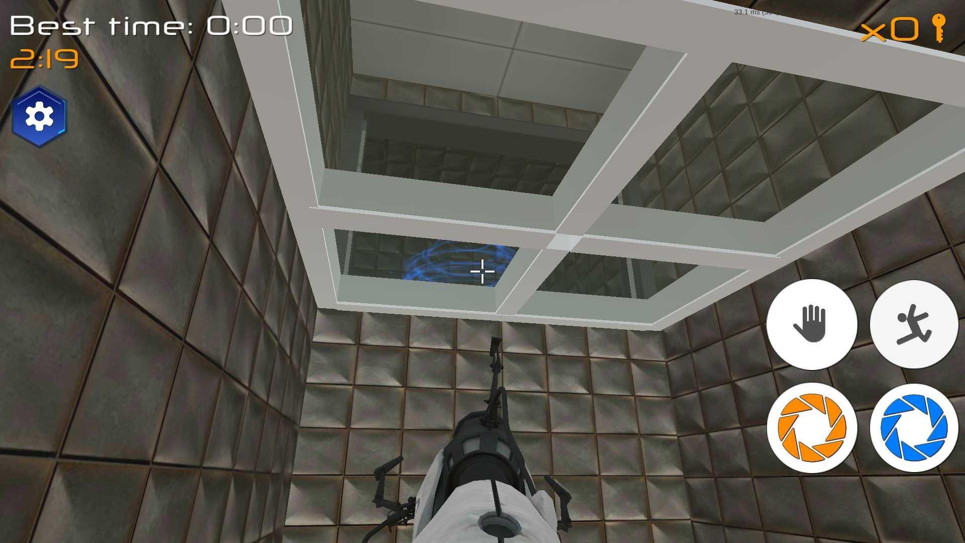 Screenshot of Portal Maze 2 - Aperture spacetime jumper games 3d
