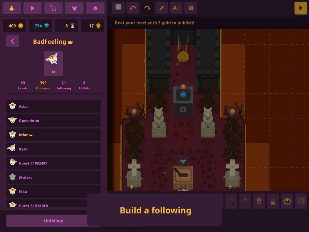 Screenshot of King Rabbit - Puzzle