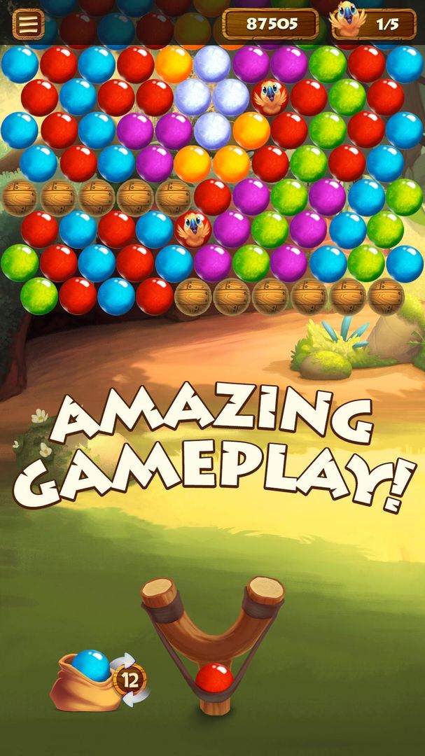 Screenshot of Forest Bubble Shooter Rescue
