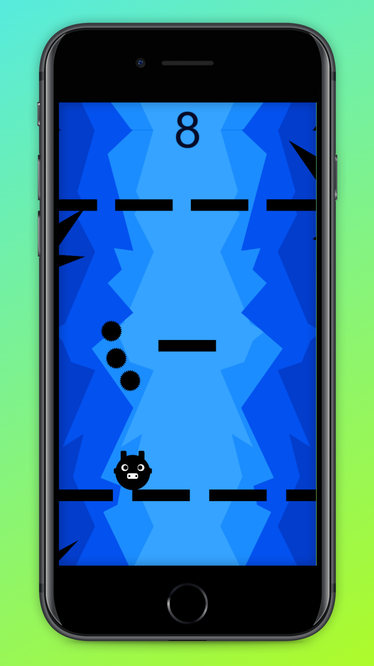 Screenshot of Blue Cave - Infinity Jumps