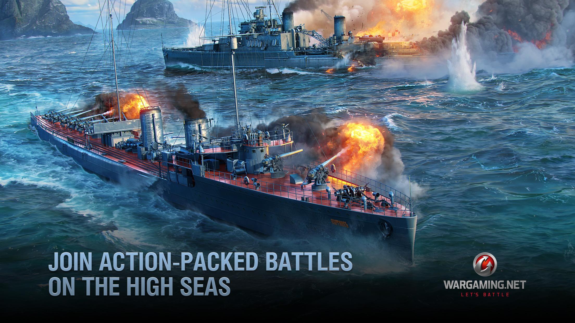 Cuplikan Layar Game World of Warships Blitz War