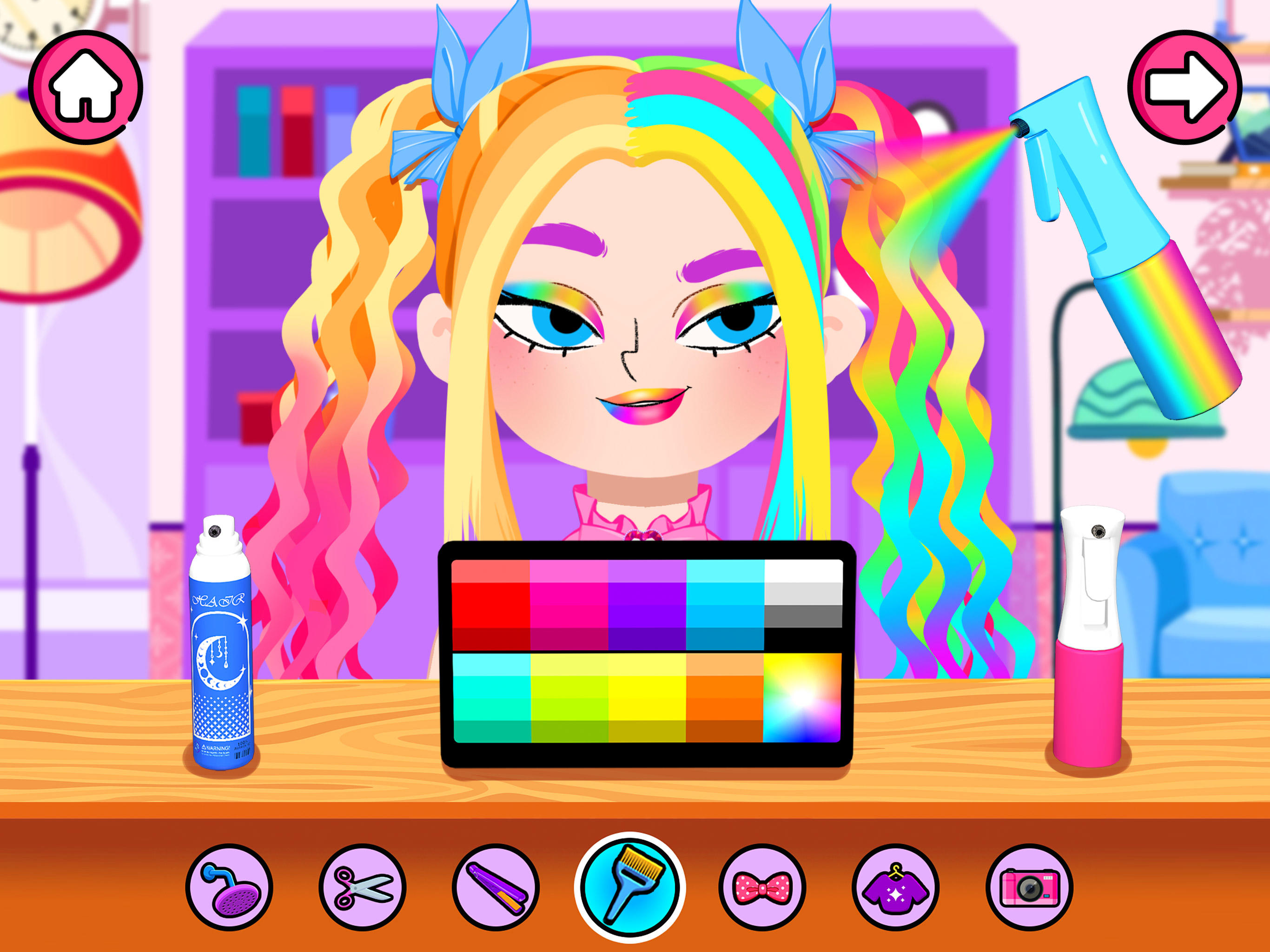 Hair Salon Makeup Girls Games Game Screenshot