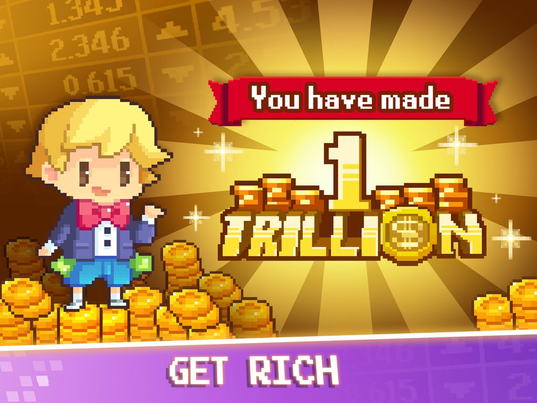 Tap Tap Trillionaire: 8 Bits screenshot game