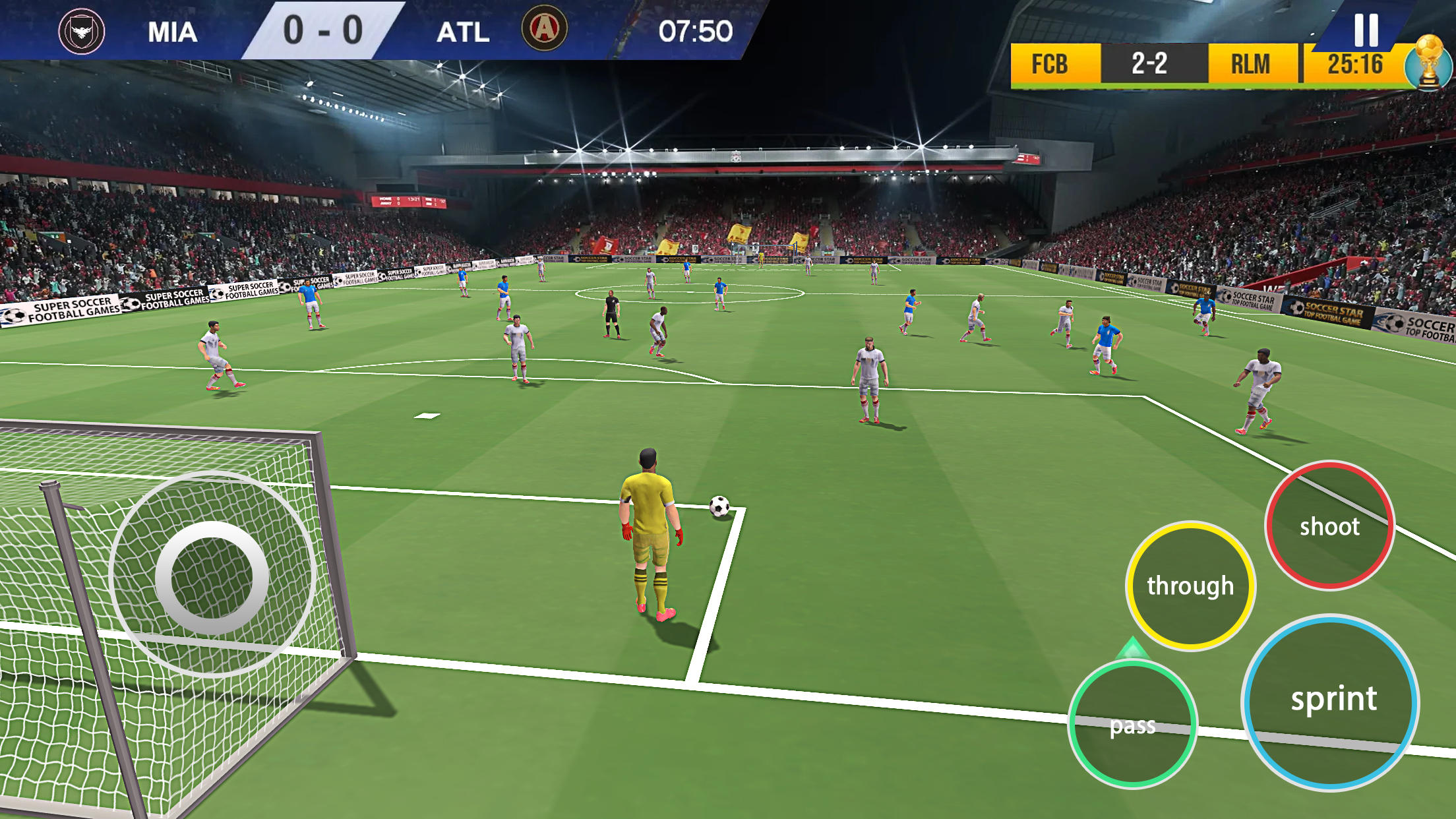 Cuplikan Layar Game Ultimate Soccer Football Match