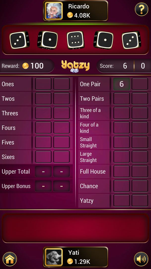 Yahtzee - Offline screenshot game